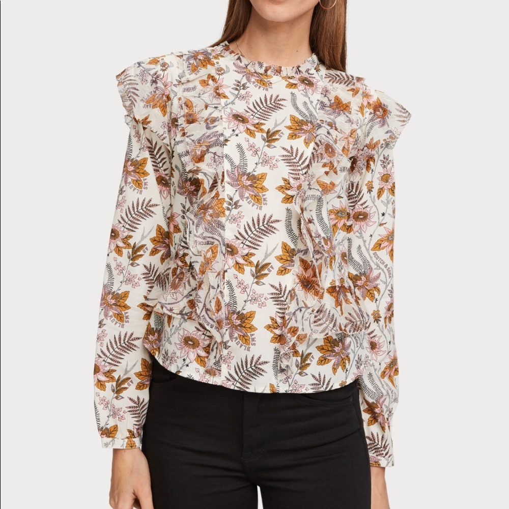 Scotch & Soda Ruffle Top